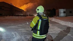 На Украине сообщили о пожаре на складах кондитерской фабрики «Рошен»