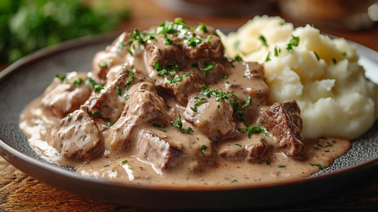 Готовим бефстроганов