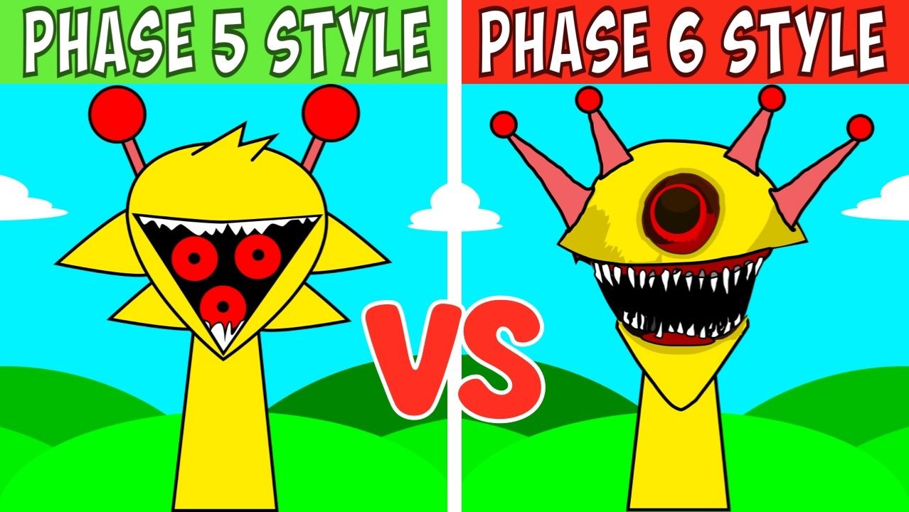 INCRDIBOX SPRUNKI: ФАЗА 1 В СТИЛЕ ФАЗЫ 5 ⚔️ 6 ☀️ DAYLIGHT! 🌅🎨 смотреть онлайн