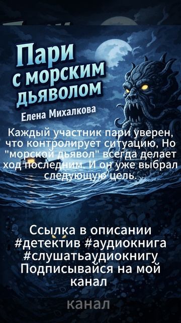 Елена Михалкова Пари с морским дьяволом #детектив #аудиокнига #слушатьаудиокнигу Елена Михалкова Пари с морским дьяволом #детектив #аудиокнига #слушатьаудиокнигу