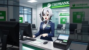 Арлекино работает в Сбербанке