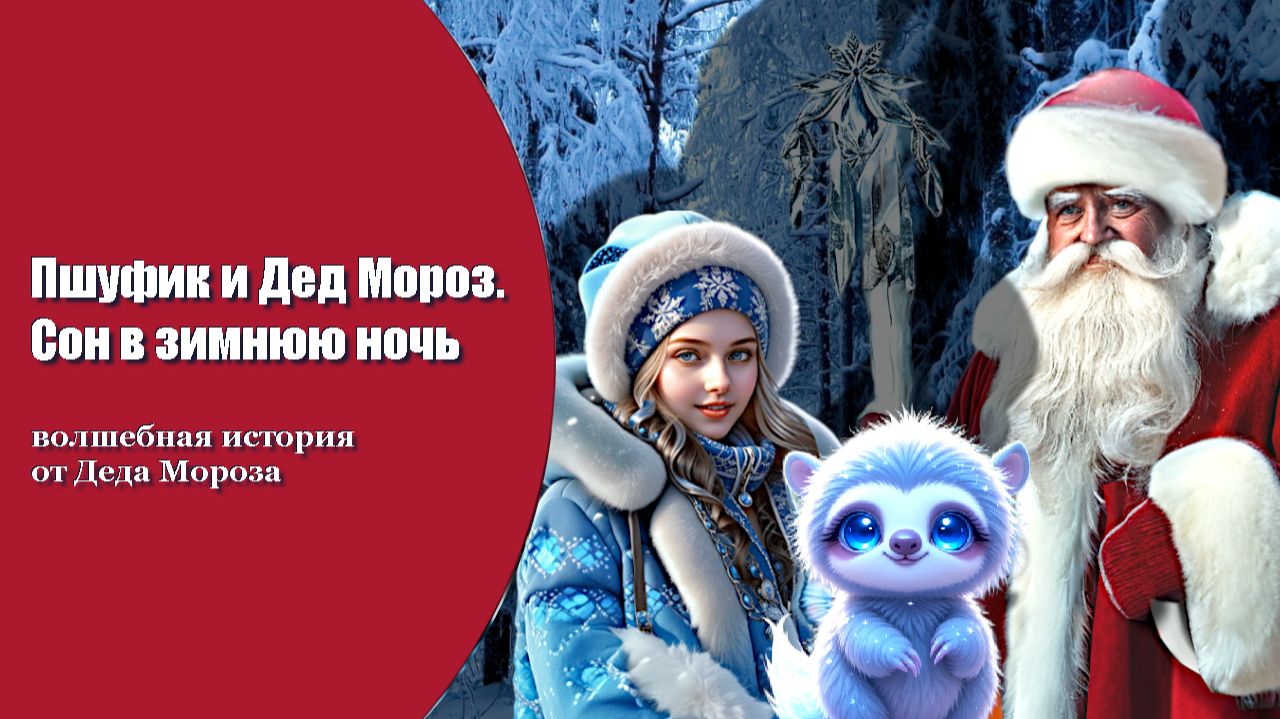 Пшуфик и Дед Мороз. Сон в зимнюю ночь | Волшебная история от Деда Мороза смотреть онлайн