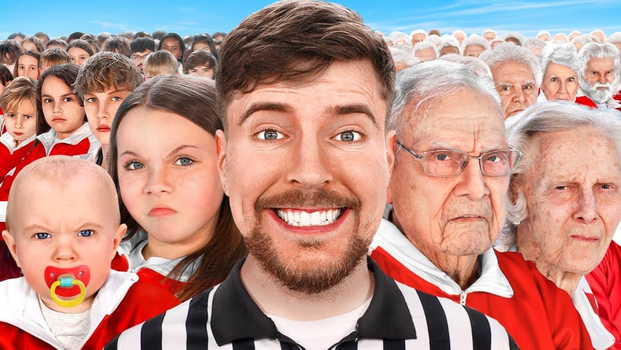 ЛЮДИ ОТ 1 ДО 100 ЛЕТ СРАЖАЮТСЯ ЗА $500,000
MRBEAST МИСТЕРБИСТ НА РУССКОМ смотреть онлайн