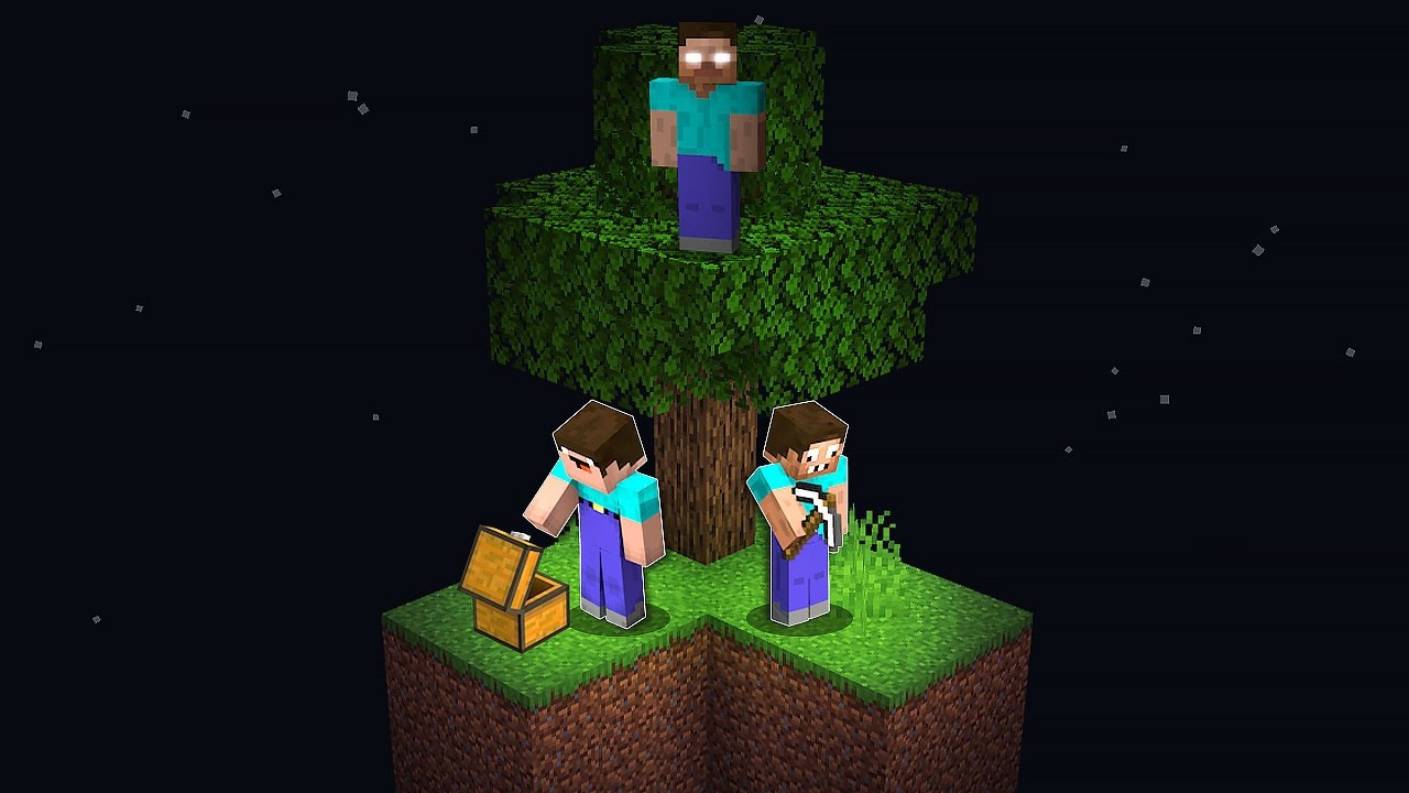 НУБ И ПРО НА ПРОКЛЯТОМ СКАЙБЛОКЕ С ХЕРОБРИНОМ В МАЙНКРАФТ ! НУБИК И ТРОЛЛИНГ ЛОВУШКА смотреть онлайн