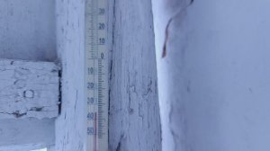 МОРОЗ ПОБИЛ РЕКОРД ТЕМПЕРАТУРЫ В ДЕРЕВНЕ