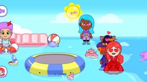 как том и Анжела поехали на море а том глубоко. заплыл