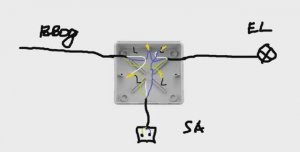 Как просто соединить провода в распаечной коробке. Две простые схемы.