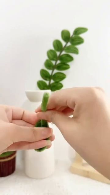 Замиокулькас из синельной проволоки 🌿 смотреть онлайн