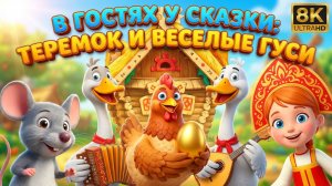 РЕПКА, ТЕРЕМОК, ДВА ВЕСЁЛЫХ ГУСЯ, КУРОЧКА РЯБА -ЛЮБИМЫЕ СКАЗКИ И МУЛЬТИКИ МАЛЫШАМ-МУЗЫКАЛЬНЫЕ СКАЗКИ