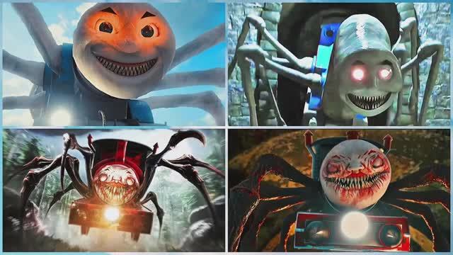 🚂 ПАРОВОЗИК ТОМАС vs ПРОКЛЯТЫЙ ПОЕЗД! 😱 МУЛЬТИКИ: жутковатая битва на рельсах! смотреть онлайн