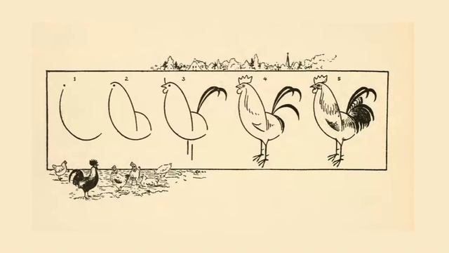 Как нарисовать петушка? смотреть онлайн