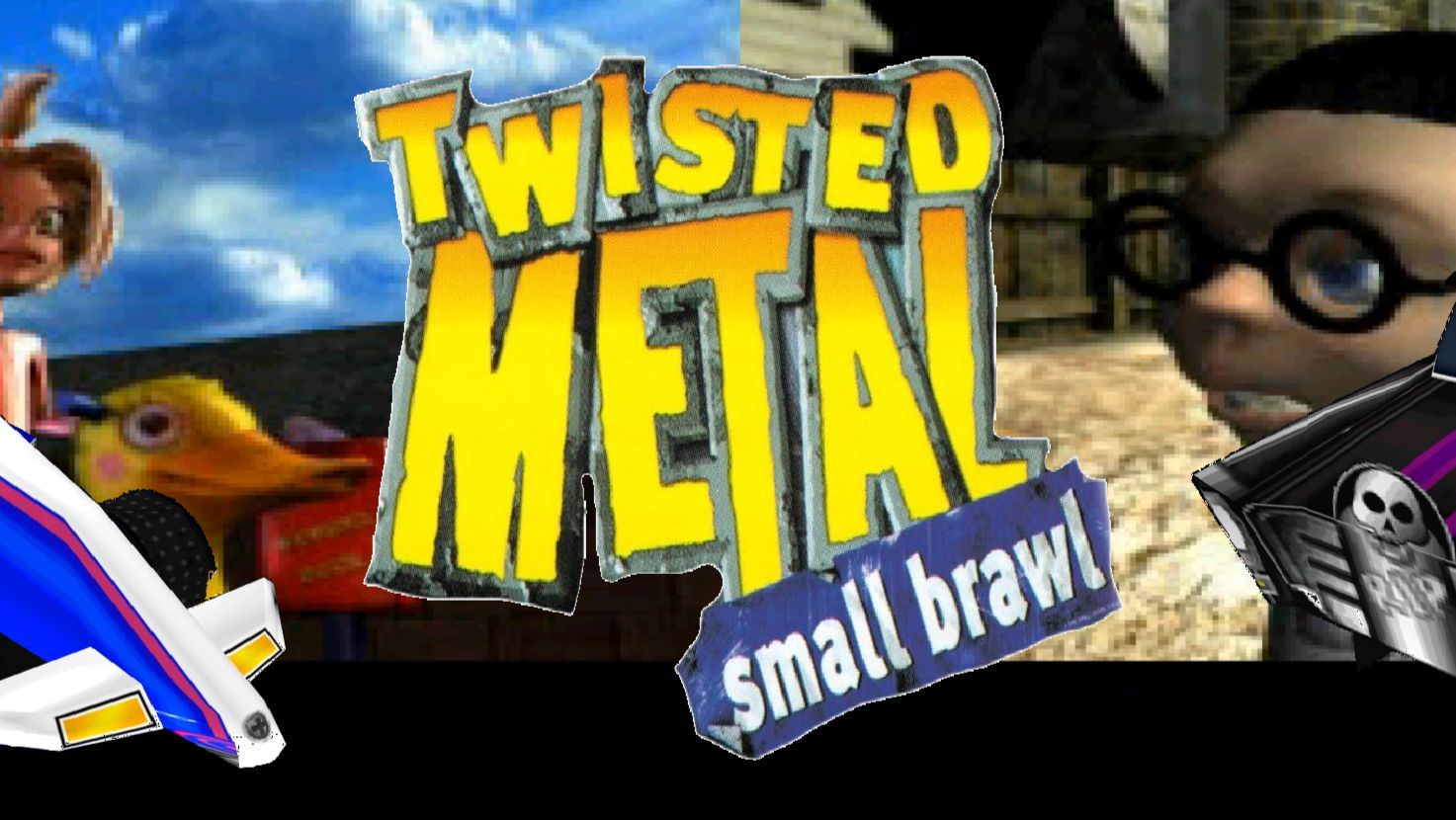 Twisted Metal Small Brawl (PS1) Two Players Co-op Tournament: Twister & Shadow смотреть онлайн