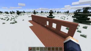 строю город в майнкрафт день 1