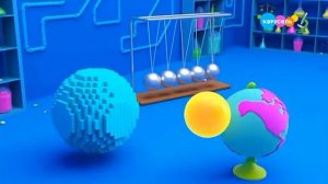 Праздничная Заставка ко дню науки Карусель (08.02.2026)