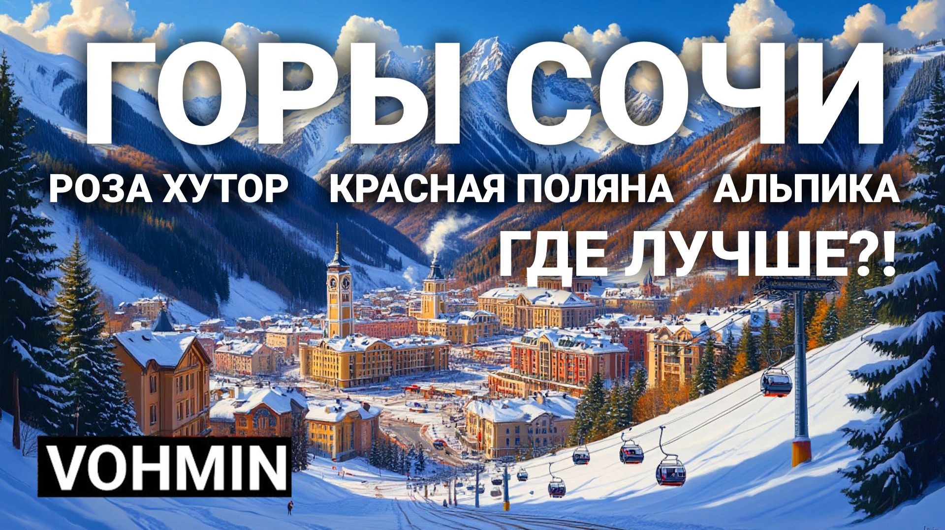 Красная поляна / Роза хутор / Газпром. Большой обзор лучшего курорта! Сноуборд. Сочи. Цены смотреть онлайн