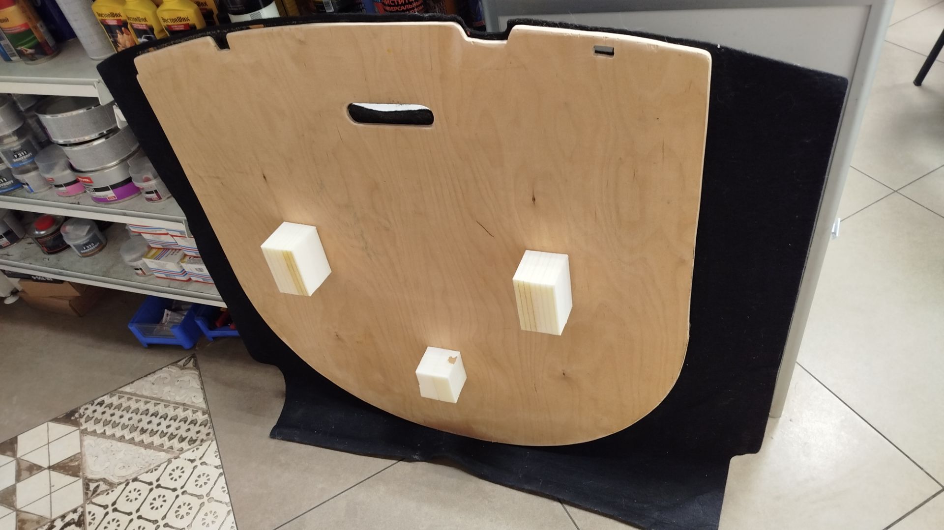 ФАЛЬШ-ПОЛ БАГАЖНИКА KIA RIO  ДЕЛАЕМ САМИ