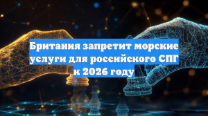 Британия запретит морские услуги для российского СПГ к 2026 году