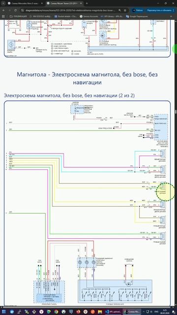 Схемы Nissan Teana L33 (2014-2020)