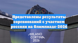 Представлены результаты соревнований с участием россиян на Олимпиаде-2026