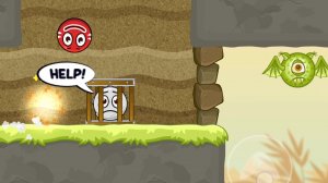 Красный шар прохождение уровней.