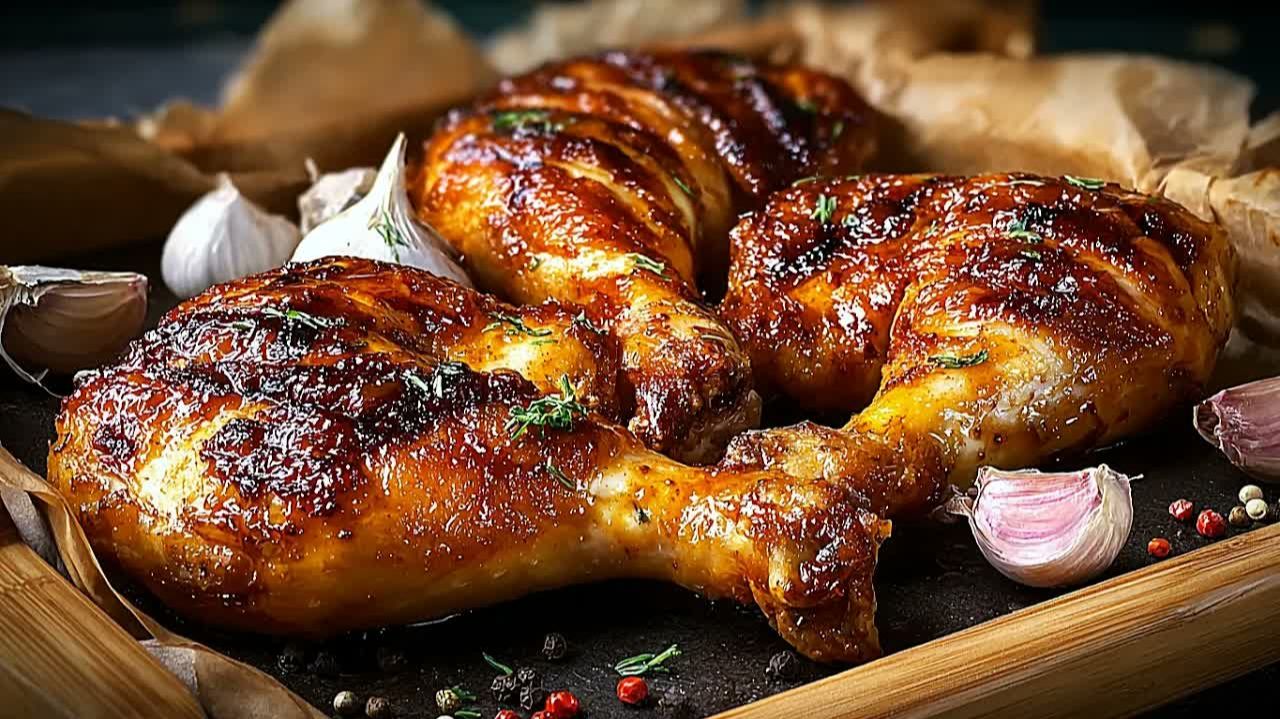 Самые СОЧНЫЕ Куриные окорочка В Духовке. Весь секрет в маринаде! Как приготовить куриные окорочка