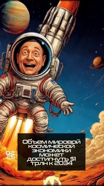 Объем мировой космической экономики может достигнуть  трлн к 2034