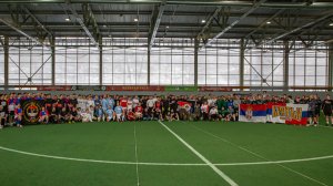 Сборная «МИРа» встретилась на поле с футболистами из Республики Сербской