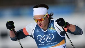 Российский лыжник Коростелев столкнулся с норвежцем во время гонки на Олимпиаде