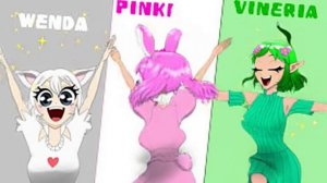 Three girls from sprunki Linea - Illustrations ART street