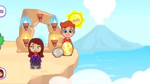 как злой человек пошел в эту локацию и он закрыл бена и Хэнка и золотого человека и девочку