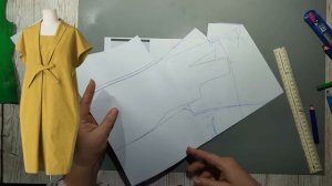 Моделирование. Как сделать выкройку цельной вставки. Выкройка № 1954.