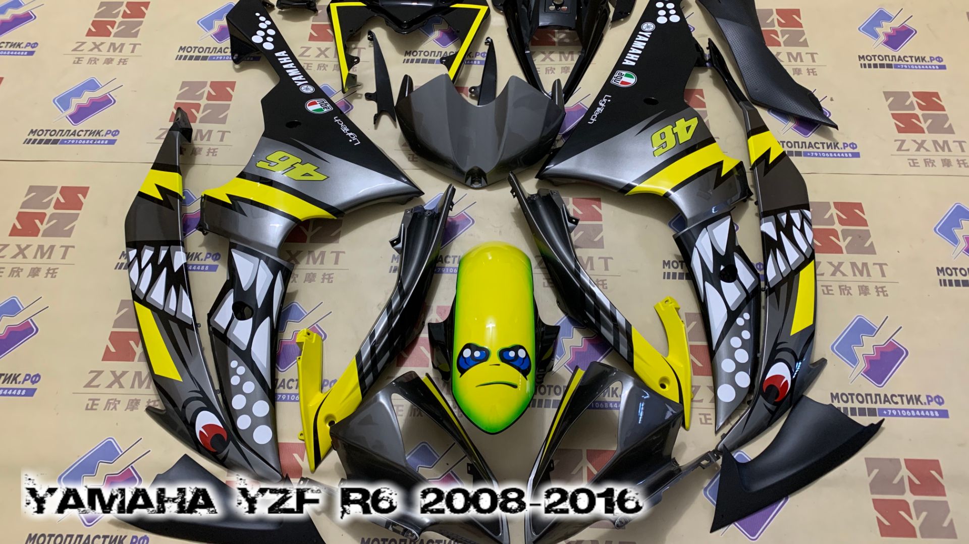 Yamaha YZF R6 2008-2016 ||| мотопластик.рф смотреть онлайн