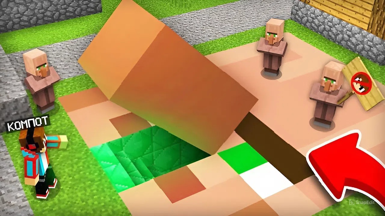 ЭТОТ БУНКЕР ТОЛЬКО ДЛЯ ЖИТЕЛЕЙ В МАЙНКРАФТ | Компот Minecraft смотреть онлайн