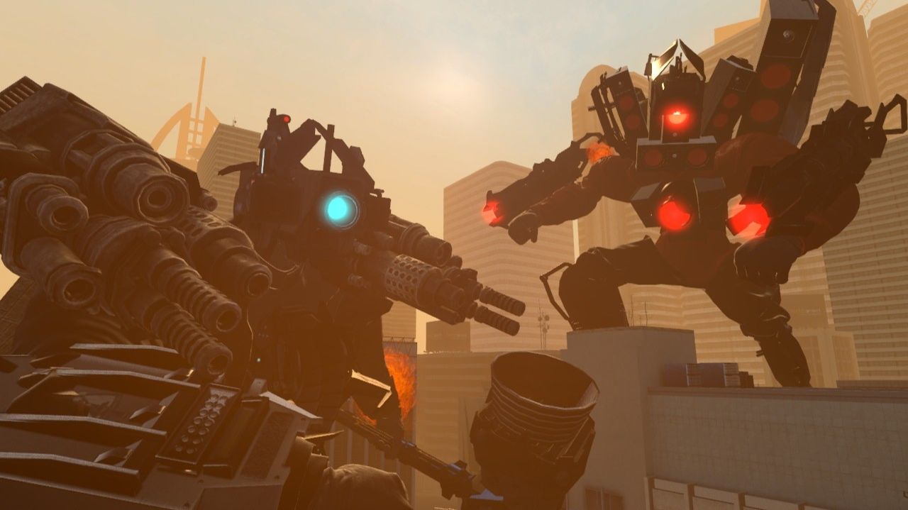 What if both had more advanced technology in Skibidi toilet 57 ? (part 2) смотреть онлайн