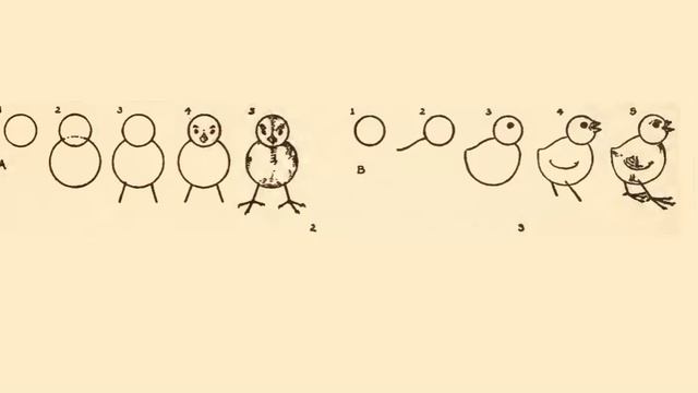 Как нарисовать цыплёнка? смотреть онлайн