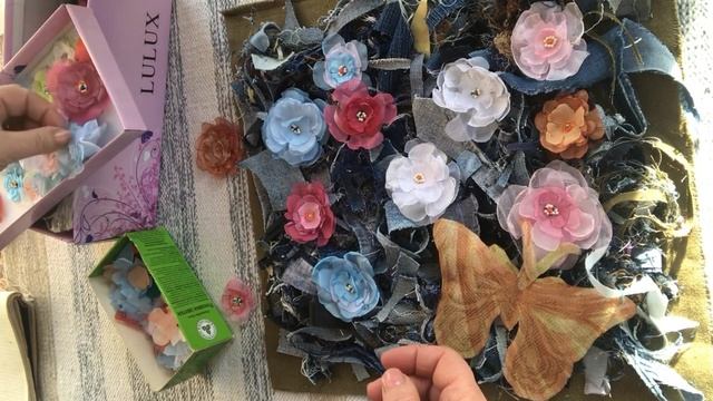 Очень красиво из джинсовых обрезков смотреть онлайн