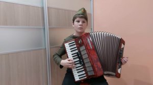 Смуглянка" Музыка: А. Новиков Слова: Я. Шведов.  Исполняет Артем Воронович, 14 лет.