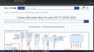 Схемы Mercedes-Benz A-класс W177 (2018-2023)