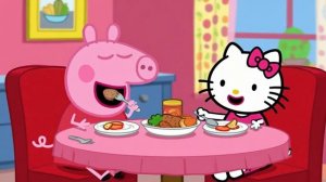 мультики для детей, хеллоу китти, лол, свинка пеппа, кошечки собачки, три кота, маша и медведь