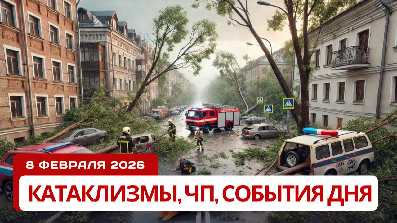 Новости Сегодня 08.02.2026 - Катаклизмы, ЧП, События дня | Россия США Китай Индия Европа смотреть онлайн