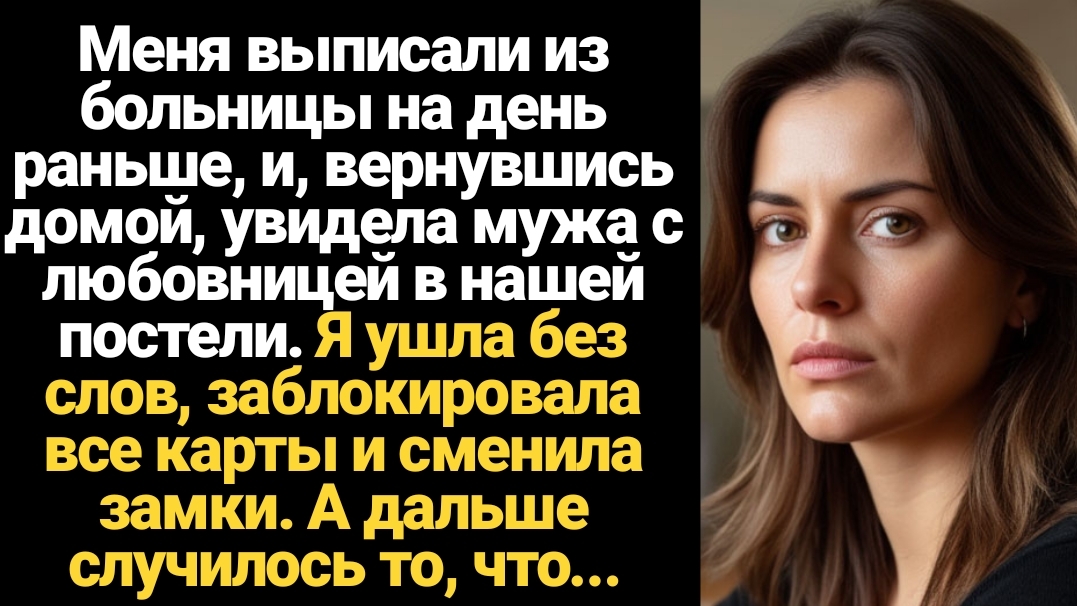 ИСТОРИИ ИЗ ЖИЗНИ/Меня выписали из больницы на день раньше, и вернувшись домой я увидела мужа с любов смотреть онлайн