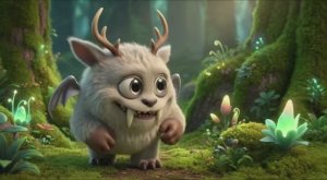 Маленький монстрик в волшебном лесу Мультики для детей