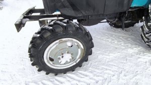 Трактор Т-40/ Зима, Природа, Снег