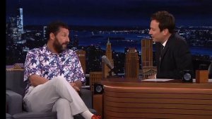 Телефон Адама Сэндлера поставил ему фингал под глазом (расширенная версия) | Вечернее шоу с Джимми Ф