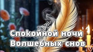 Спокойной ночи волшебных снов 🌙✨