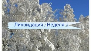 СП "Ликвидация 7". Неделя 3. Участник 9