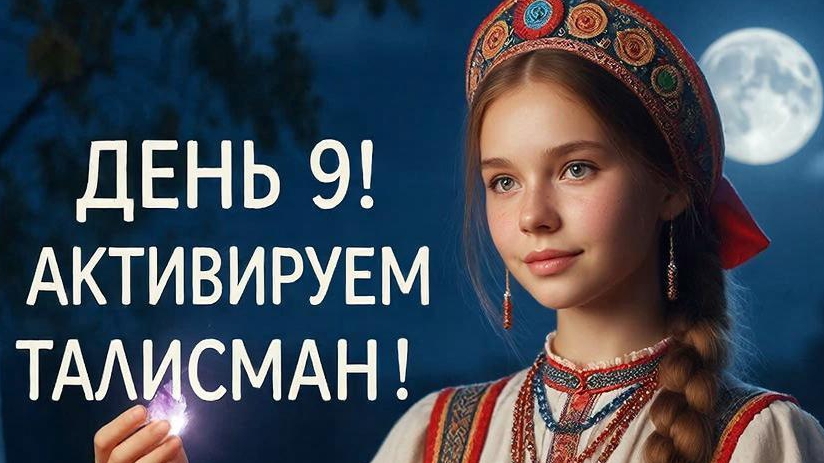 День 9: Ритуал с оберегами и лунным светом. Как зарядить талисман спокойствия и интуиции