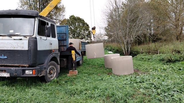 #85 Начало строительства каркасного дома в деревне. Успеть до зимы! Стройплощадка с видом на озеро. смотреть онлайн