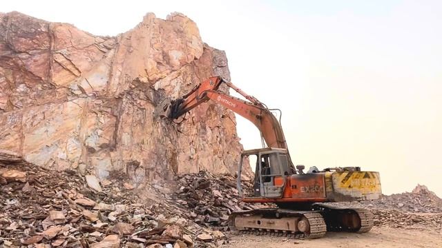 Massive Excavator Destroys Huge Mountain Rocks _ Heavy Equipment Extreme Operator Skills! смотреть онлайн