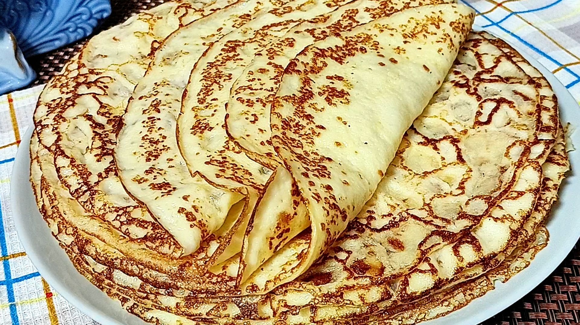 БЛИНЫ на Молоке и Кипятке - Вкусно и Просто! Заварные БЛИНЧИКИ получаются с первого раза! смотреть онлайн